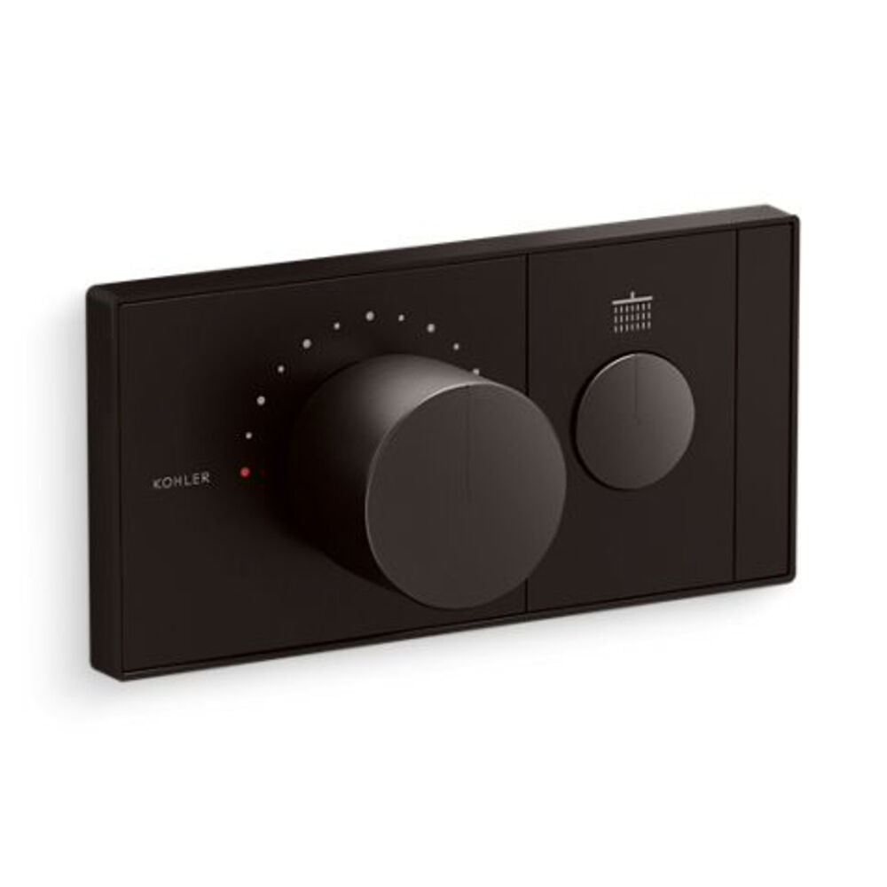 K-26345-9-BGP Anthem® One-outlet recessed mechanical thermostatic Valve control, Vibrant Brushed Graphite