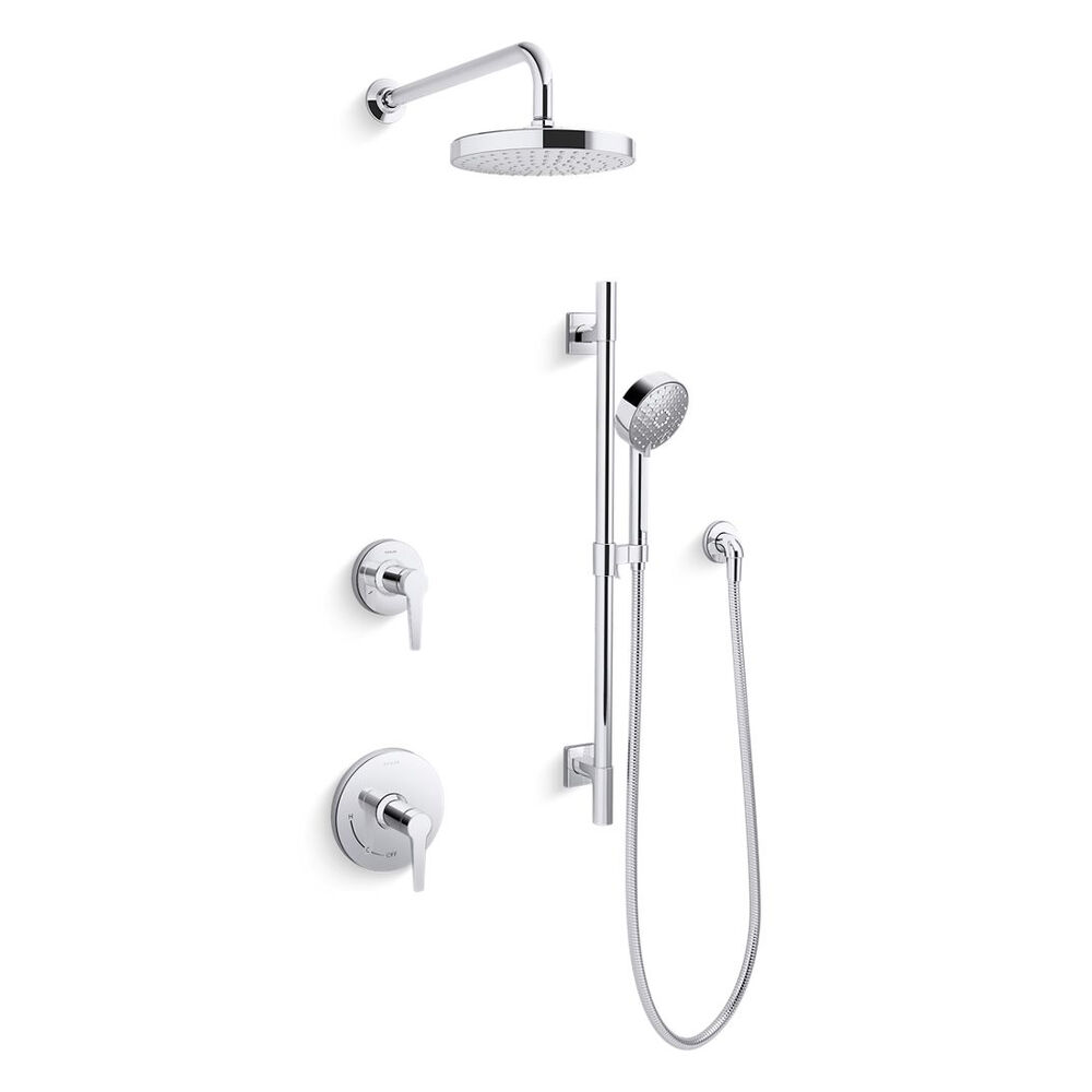 K-26914-G-CP Awaken® Showering Kit, 1.75 gpm, Polished Chrome
