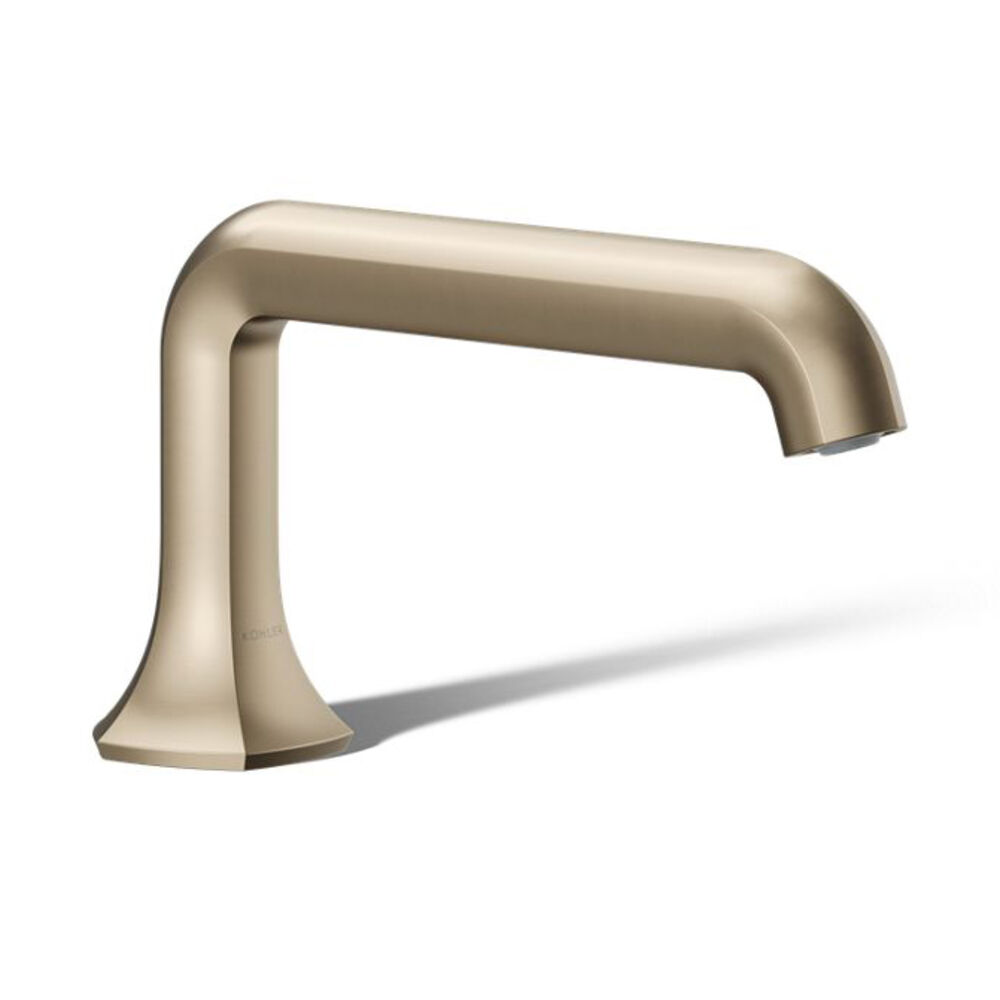 K-27017-BV Occasion® Deck-Mount Bath Spout w/ Straight Design, Vibrant Brushed Bronze