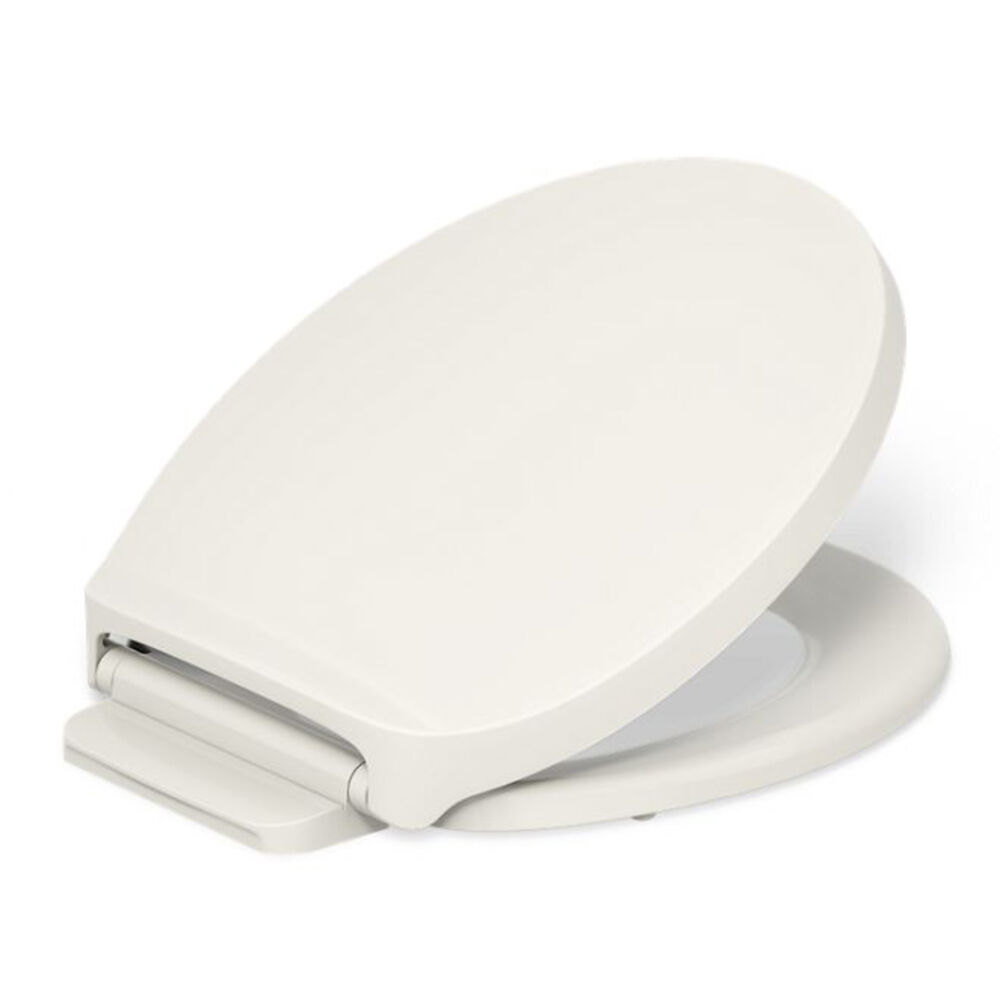 K-28005-96 Drift™ ReadyLatch® Quiet-Close™ Round-Front Toilet seat, Biscuit