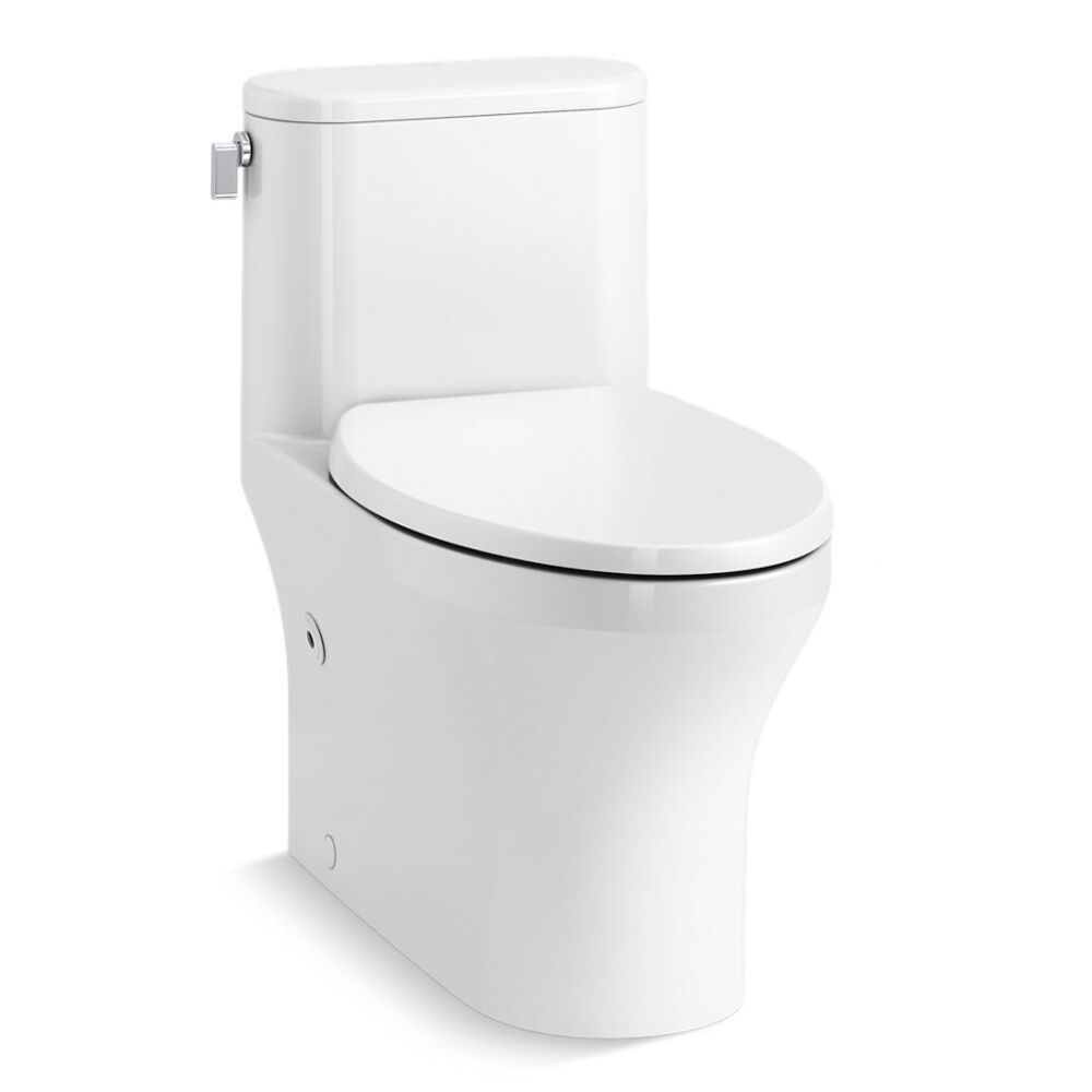 K-28020-0 Spacity™ One-piece compact Elongated Toilet w/ skirted trapway, 1.28 gpf, White