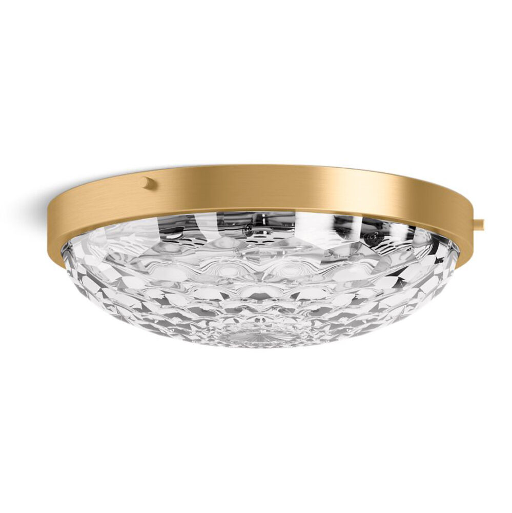 K-29373-FM03B-2GL Arendela® 15" flush-Mount, Brushed Moderne Brass