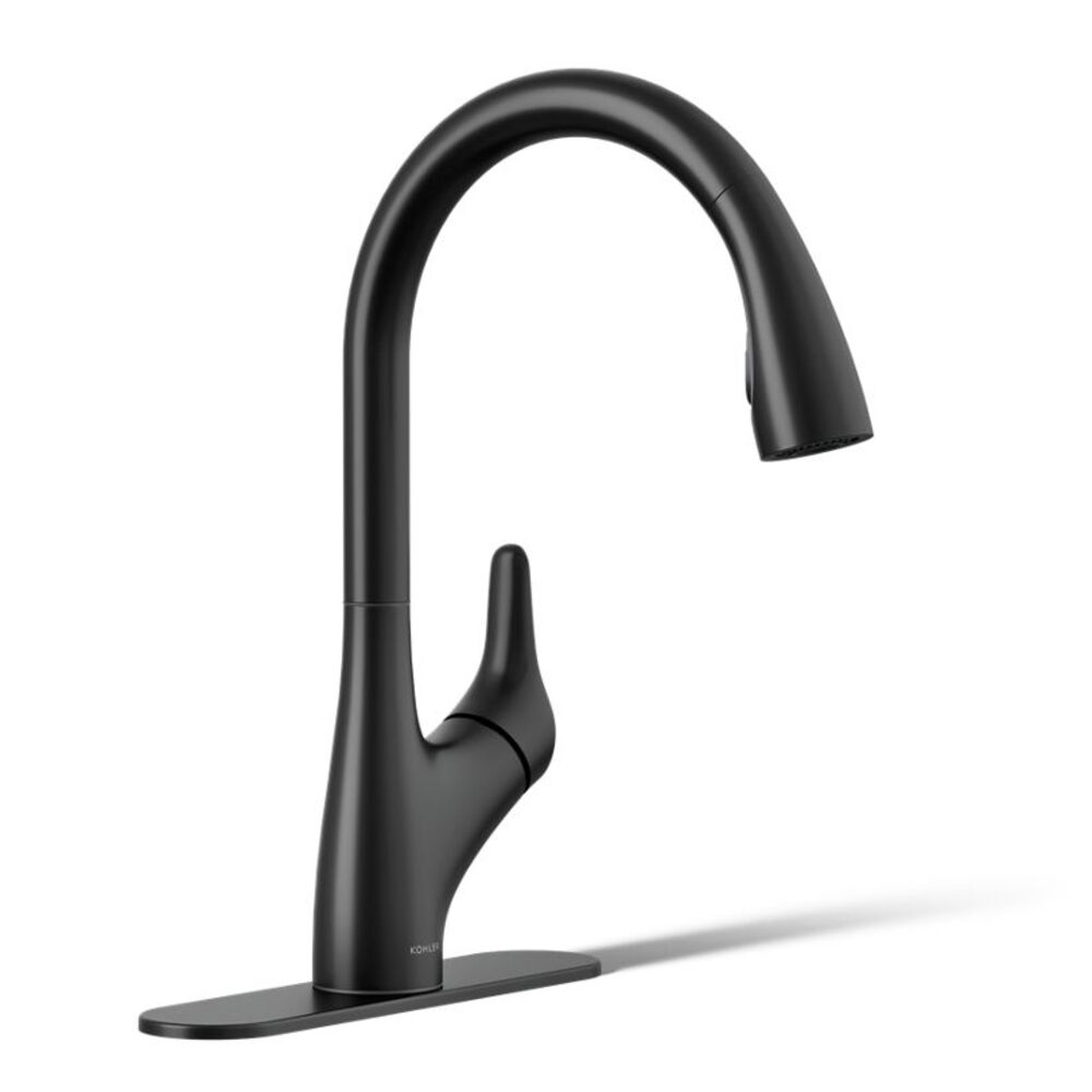 K-30469-BL Rival® Pull-Down Kitchen Faucet w/ two-Function Sprayhead, Matte Black
