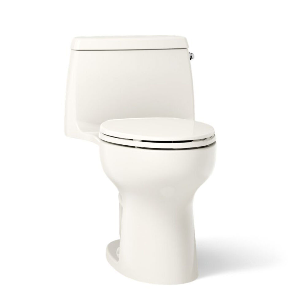 K-30810-RA-96 Santa Rosa™ One-piece compact Elongated Toilet, 1.28 gpf, Biscuit