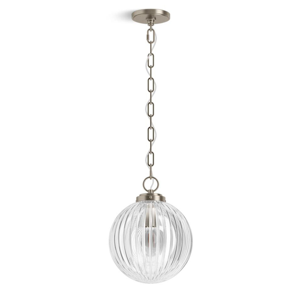 K-32258-PE01-BNL Embra™ by Studio McGee 10" pendant, Brushed Nickel