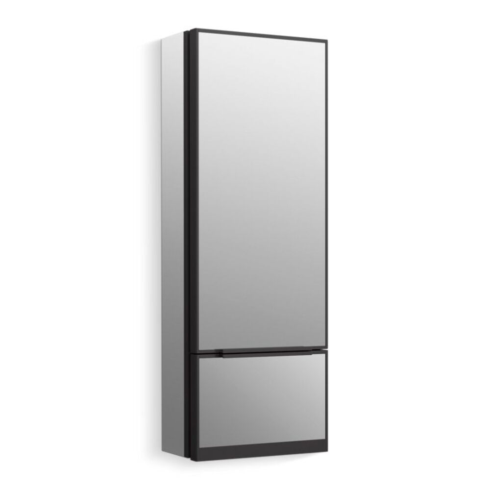 K-33694-L-NA Collage® 12" x 32" Framed Medicine Cabinet, left-hinged