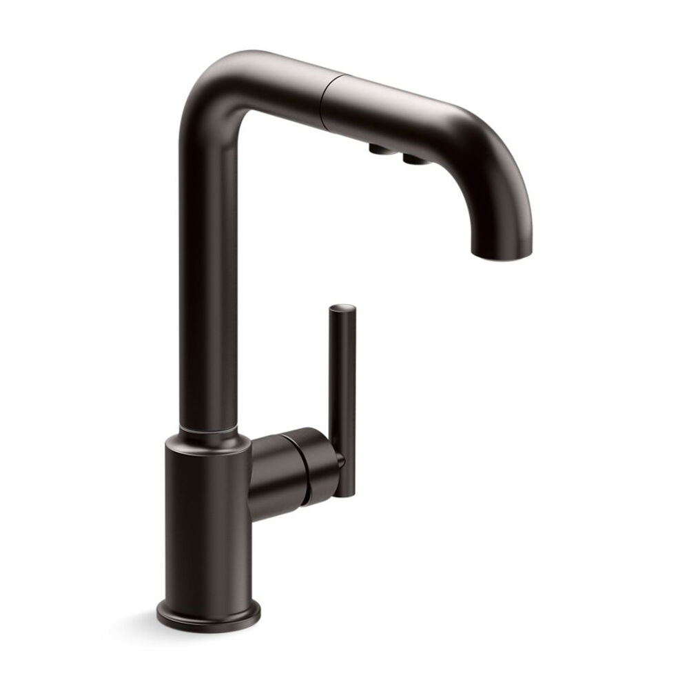 K-7505-BGP Purist® Pull-out Kitchen Faucet w/ three-Function Sprayhead, Vibrant Brushed Graphite