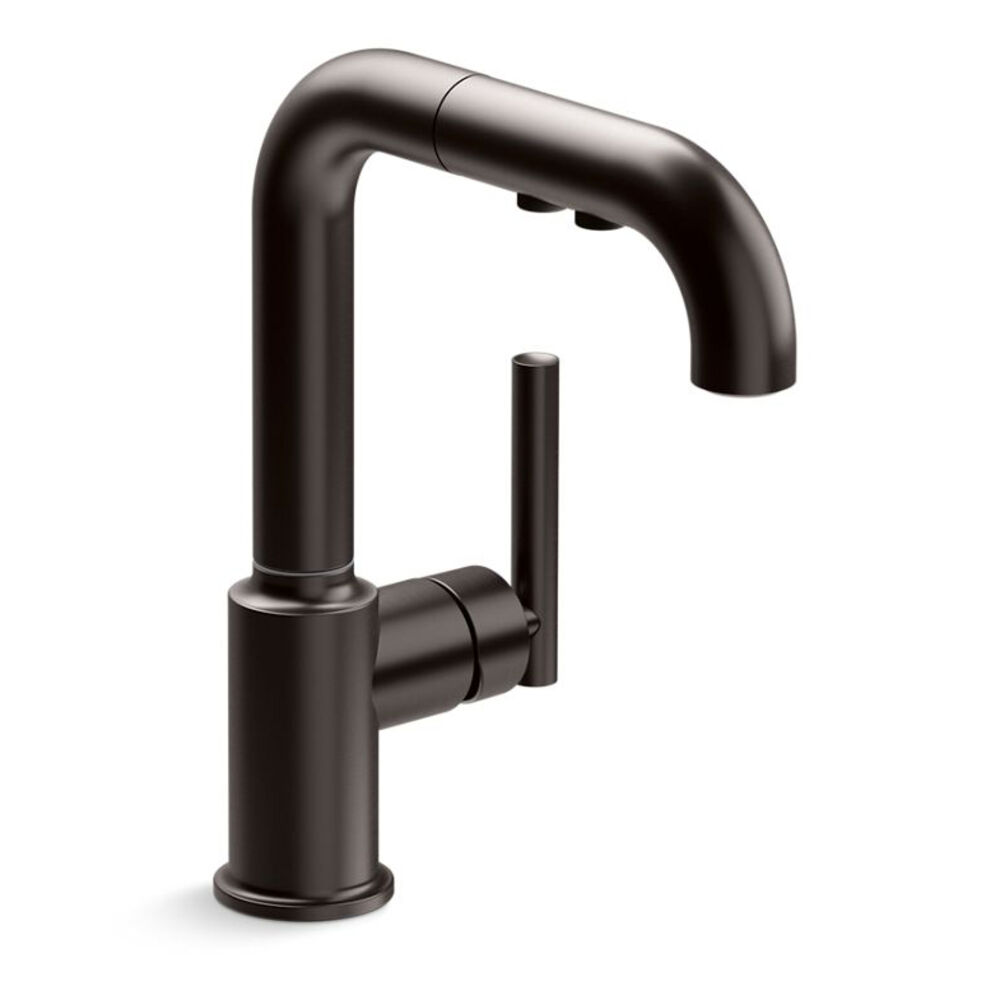 K-7506-BGP Purist® Pull-out Kitchen Faucet w/ three-Function Sprayhead, Vibrant Brushed Graphite