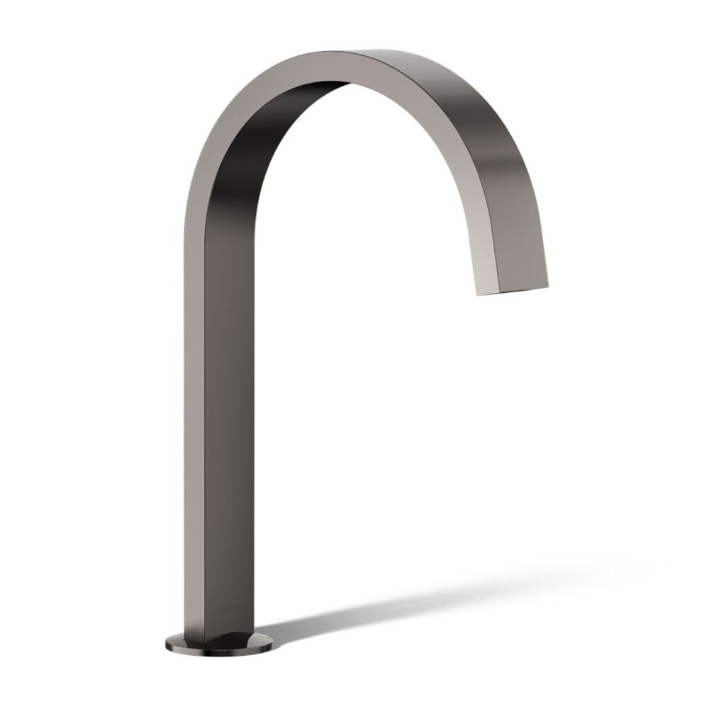 K-77986-TT Components® Deck-Mount Bath Spout w/ Ribbon Design, Vibrant Titanium
