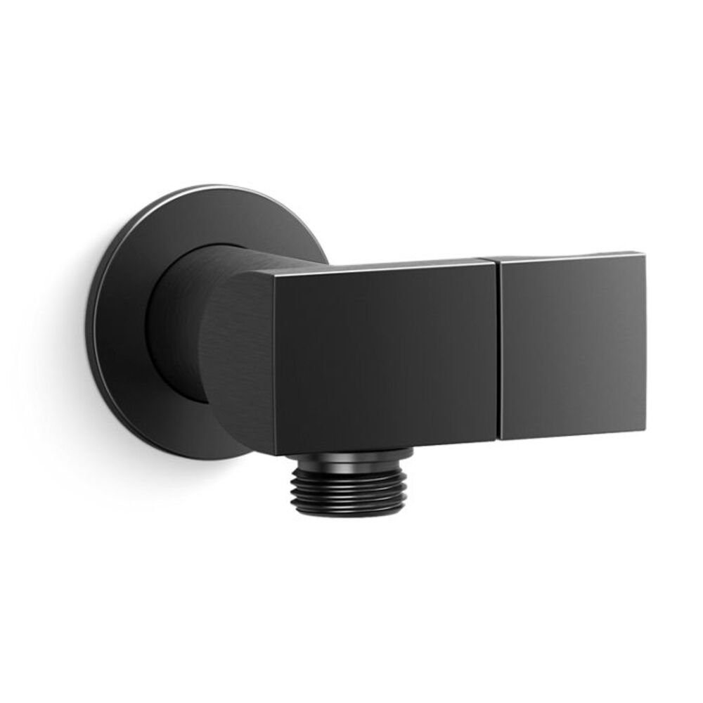 K-98354-BGP Exhale® Wall-Mount Handshower Holder w/ supply elbow and check Valve, Vibrant Brushed Graphite