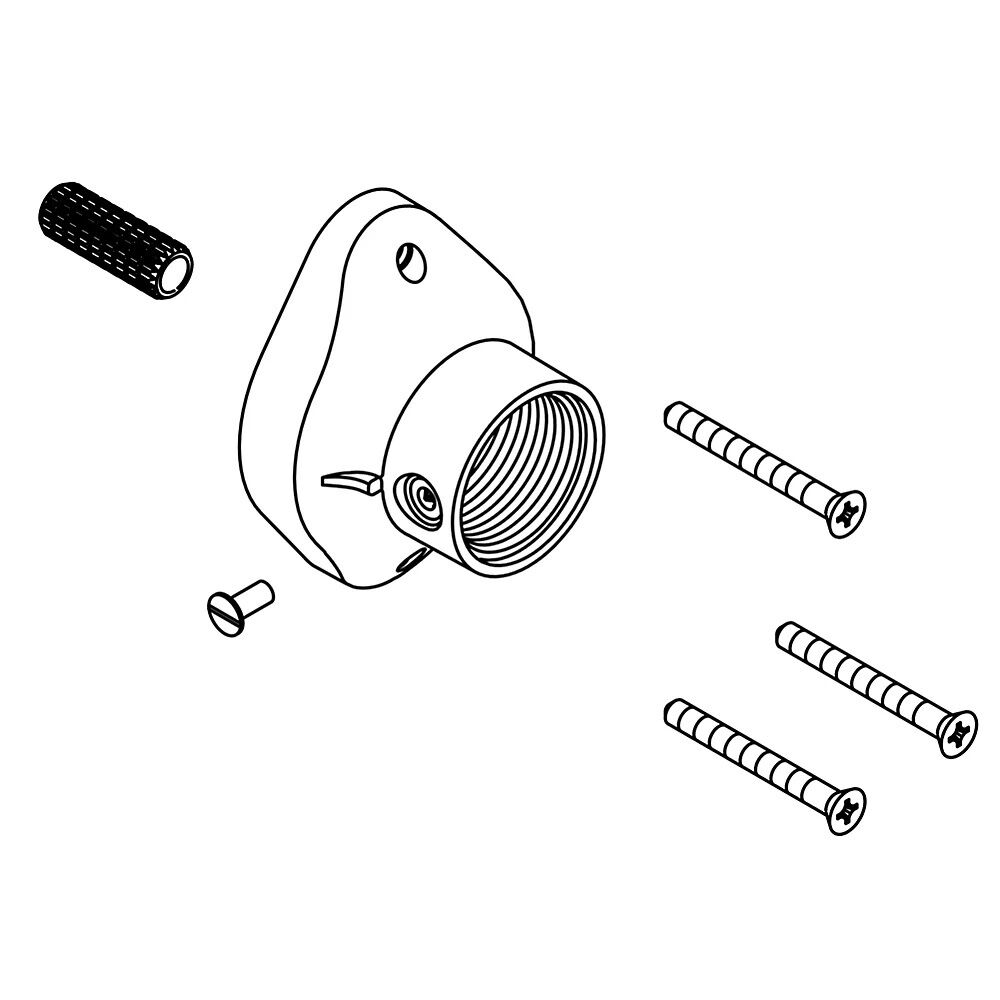 K1225244-BC Adapter Kit, Polished Chrome