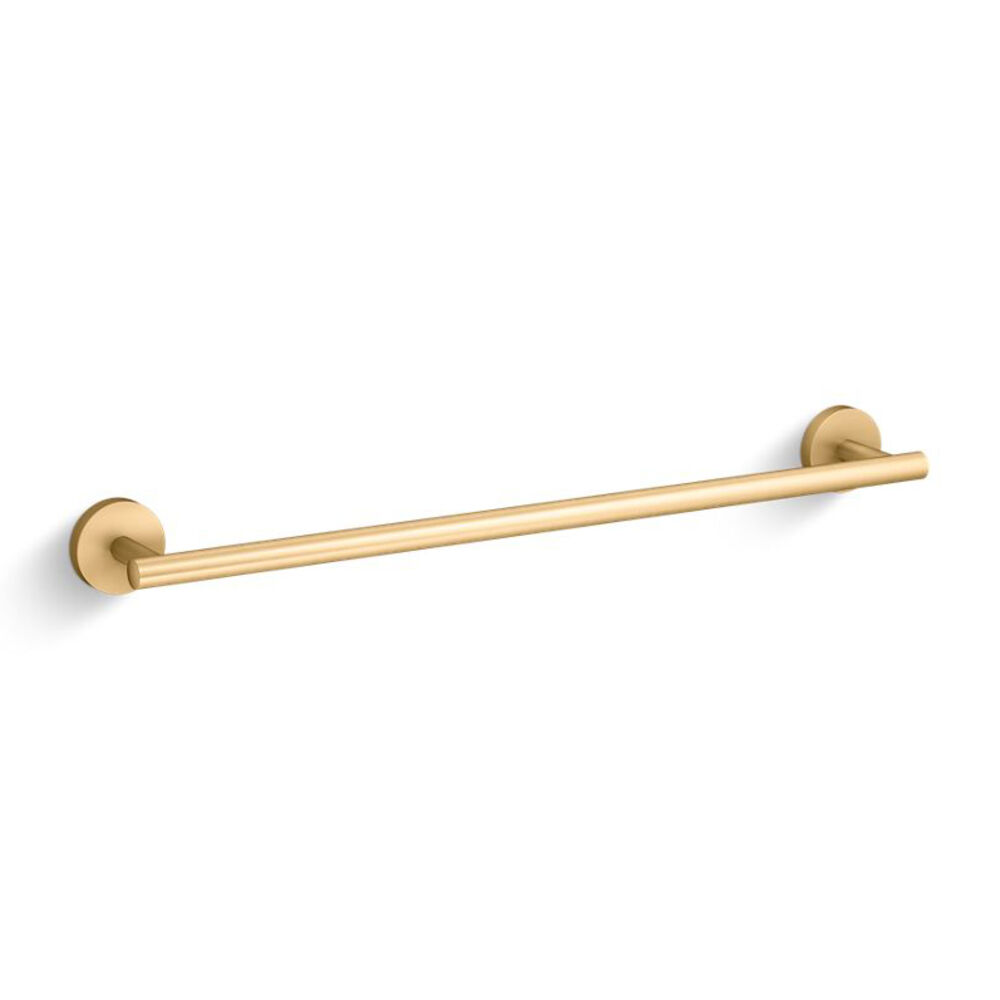K-27286-2MB Elate® 18" Towel Bar, Vibrant Brushed Moderne Brass