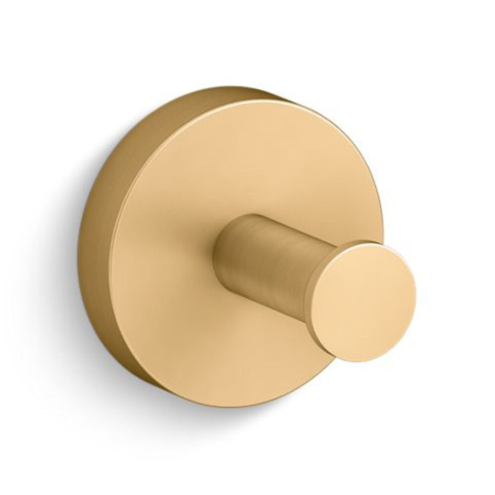 K-27290-2MB Elate® Robe hook, Vibrant Brushed Moderne Brass