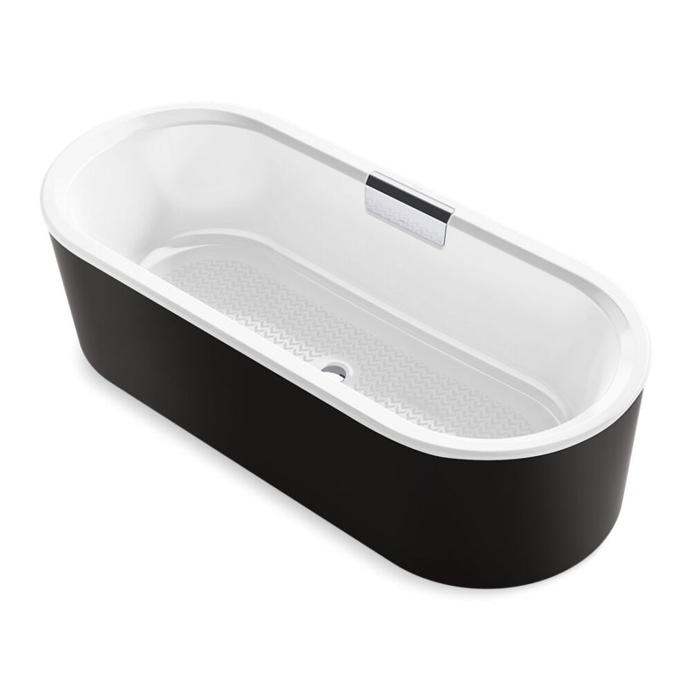 K-29329-7-0 Volute® 70-7/8" x 30-3/8" freestanding Bath w/ shroud, White