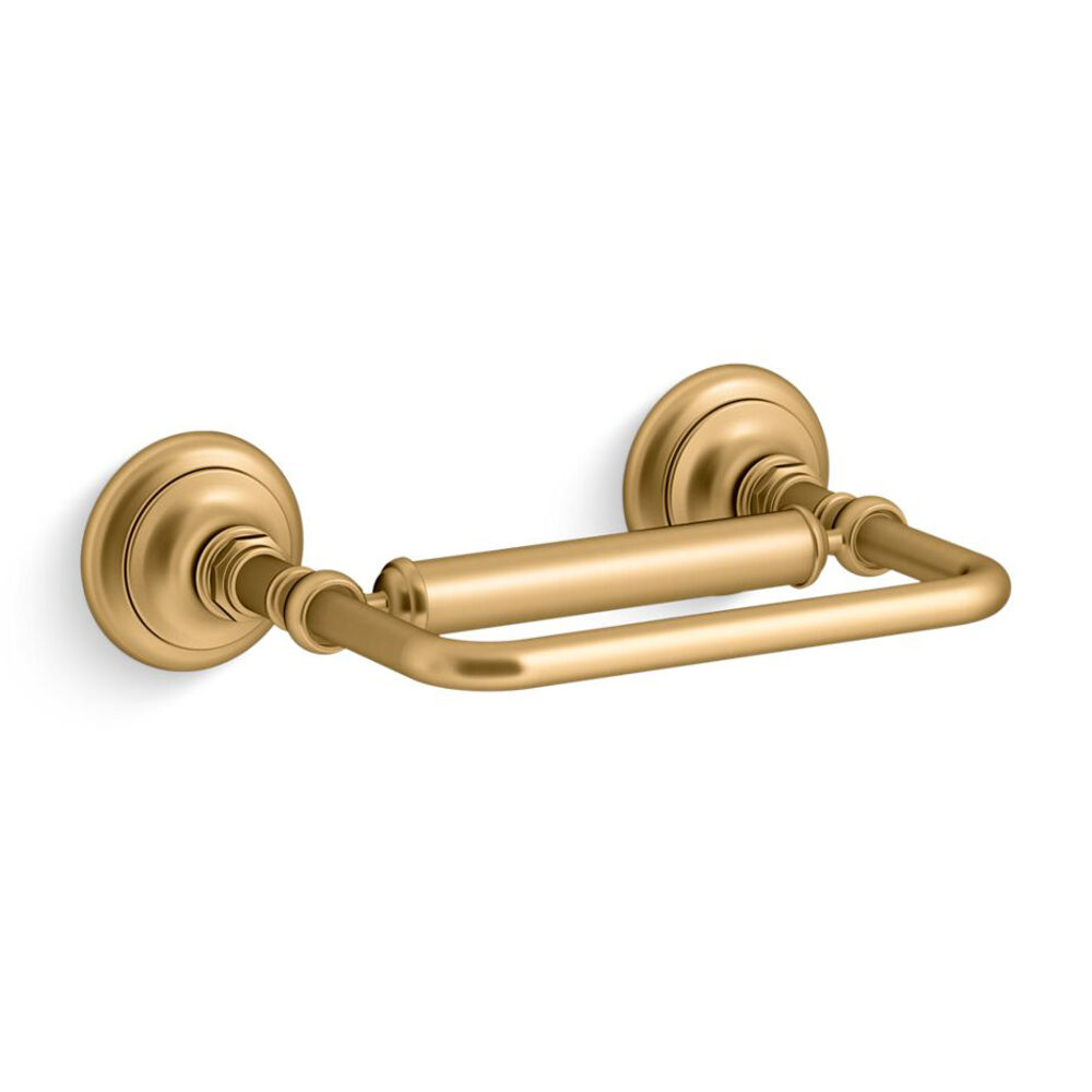K-72573-2MB Artifacts® Pivoting Toilet Paper Holder, Vibrant Brushed Moderne Brass