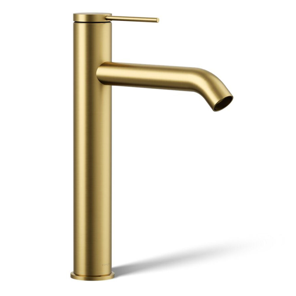 K-77959-4A-2MB Components® Tall Single-Handle Bathroom Faucet, 1.2 gpm, Vibrant Brushed Moderne Brass