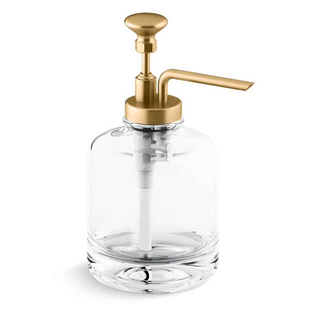 K-98630-2MB Artifacts® Soap Dispenser, Vibrant Brushed Moderne Brass
