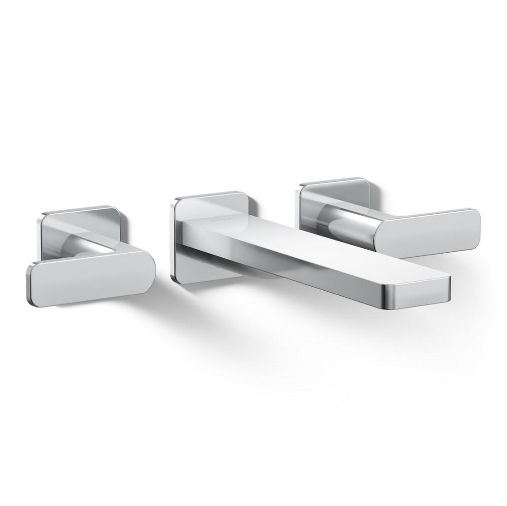 K-T23491-4-CP Parallel® Wall-Mount Bath Faucet Trim, Polished Chrome