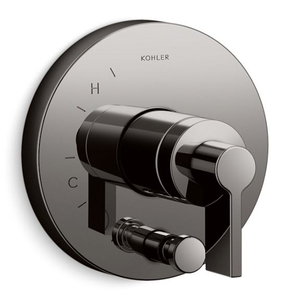 K-T78016-4-TT Components® Rite-Temp® Valve Trim w/ Lever Handle and Diverter, Vibrant Titanium