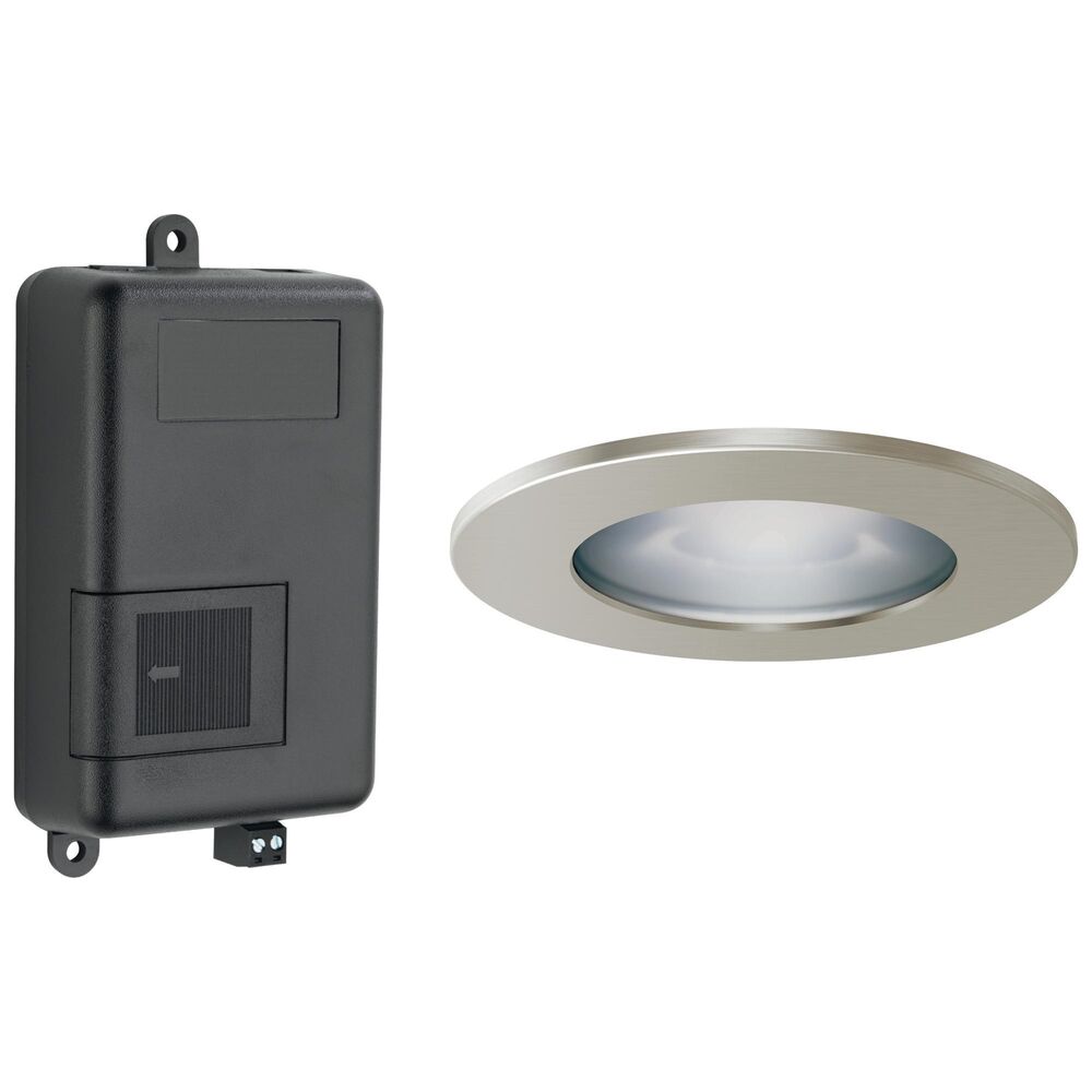 Brizo® 8SP-MU-4-BN-L LED Light Chromatherapy System and Trim Ring For 8CB-600/8CH-600 / 8CN-600 Control, 60 Watt Bulb, Brushed Nickel