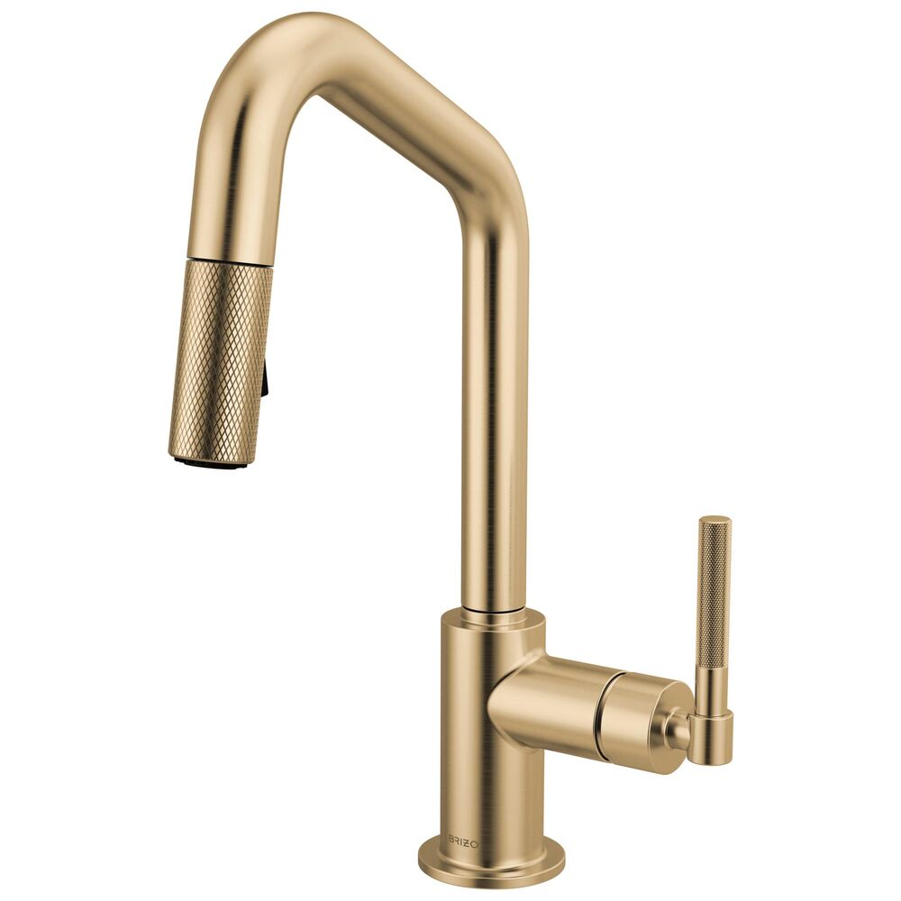 Brizo® 63963LF-GL Litze® Pull-Down Faucet with Angle Spout, Luxe