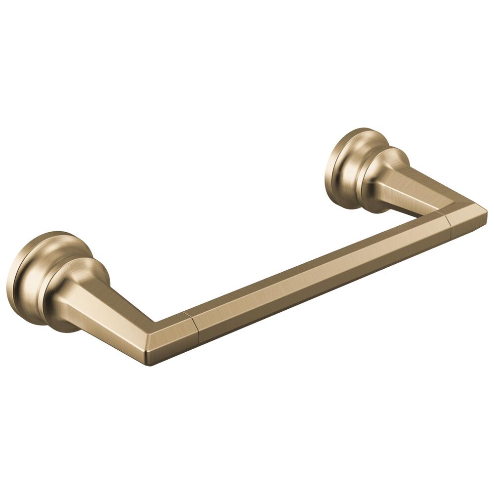 Brizo® 694765-GL Beauclere™ 8" Towel Bar, Matte Black / Luxe Gold