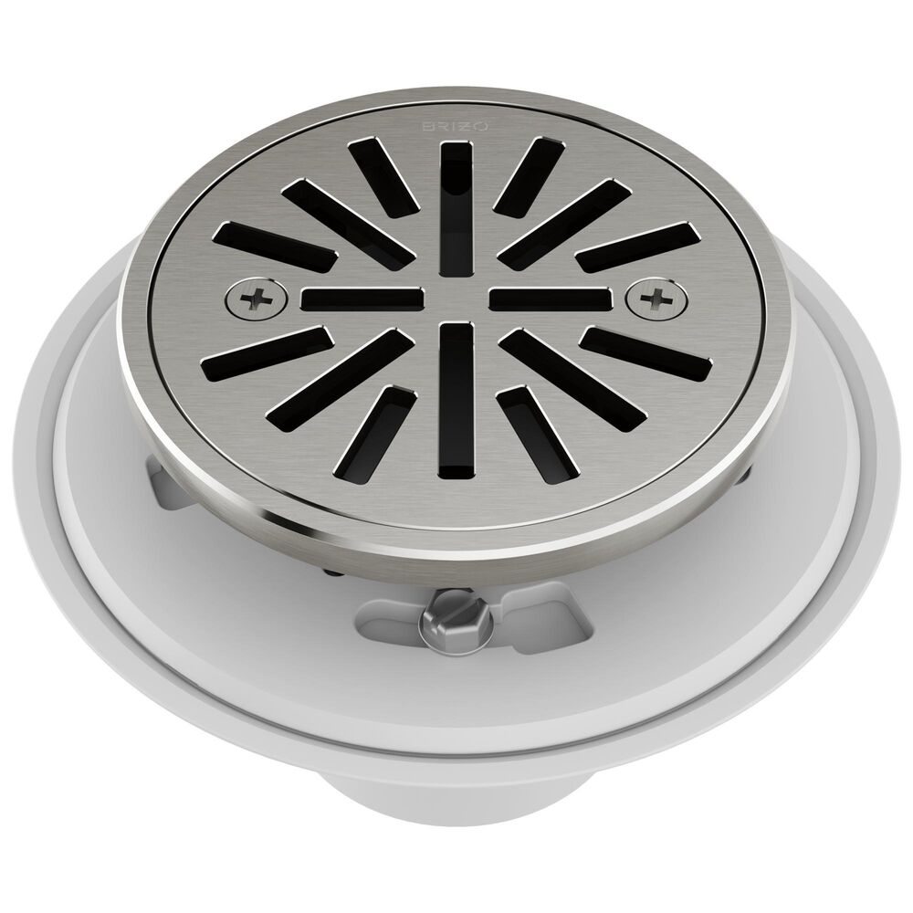 Brizo® BT061414-NK 4" Round Shower Drain, Luxe Nickel