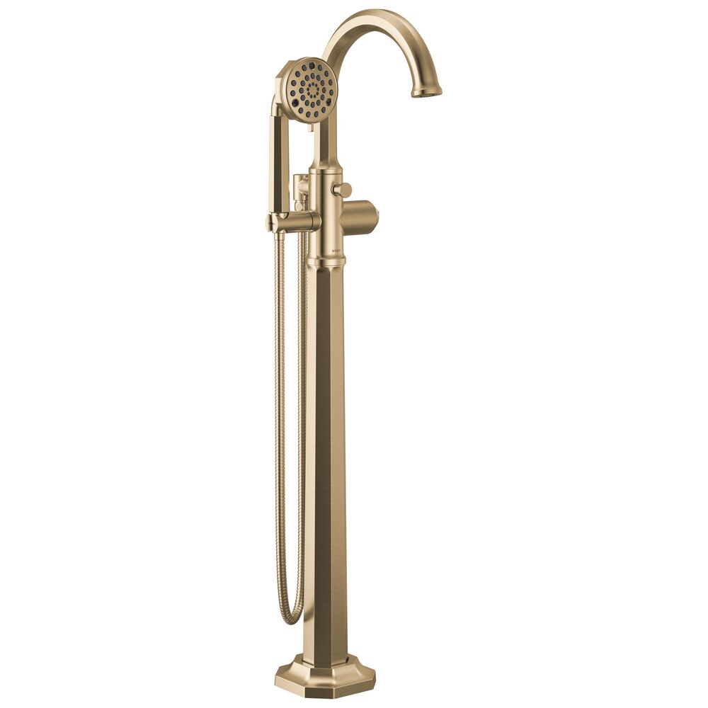 Brizo® T70165-GLLHP Beauclere™ Tub Filler w/ Lever Handle, 1.75 gpm, Luxe Gold