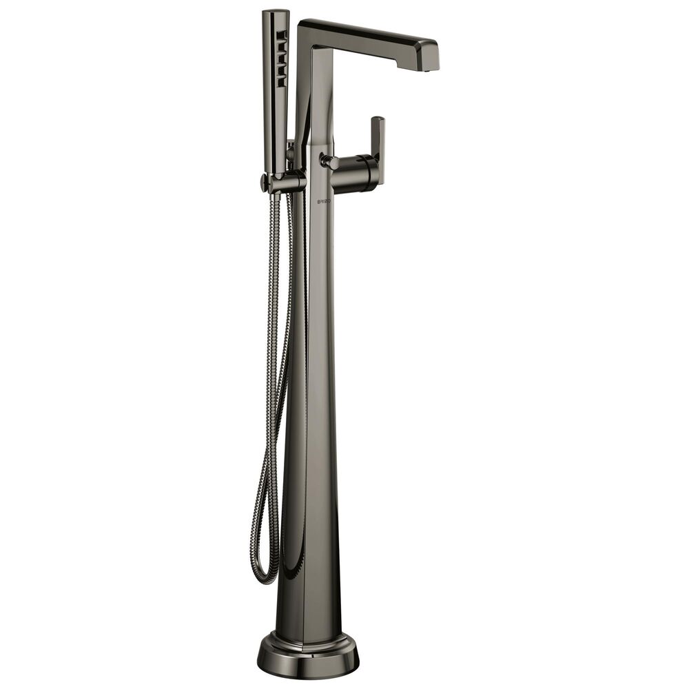 Brizo® T70198-BNX Levoir™ Single-Handle Free Standing Tub Faucet, 1.75 gpm, Brilliance Black Onyx
