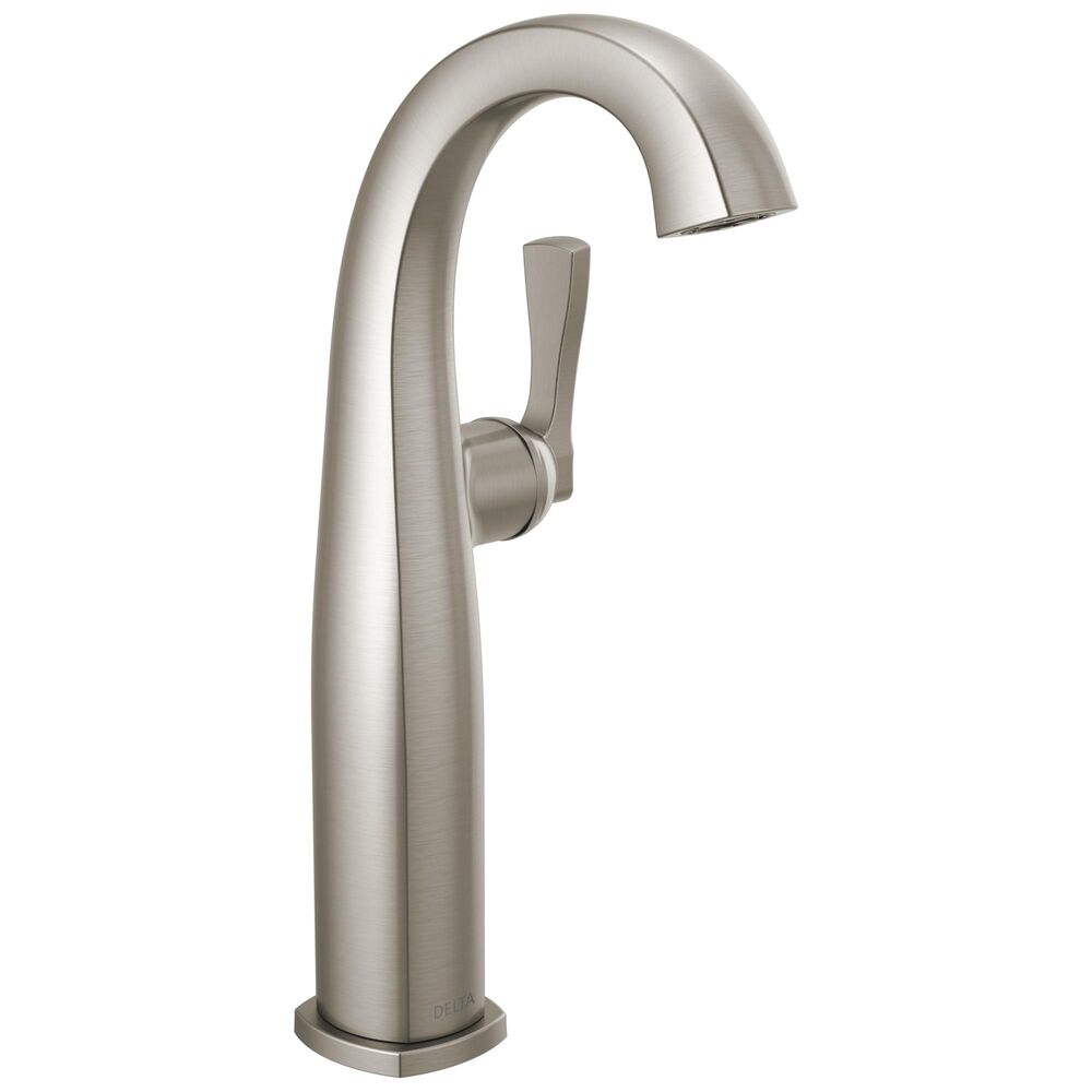 DELTA® 777-SS-PR-DST Stryke® Single-Handle Bathroom Faucet, 1.2 gpm, 9-5/8" H Spout, Stainless