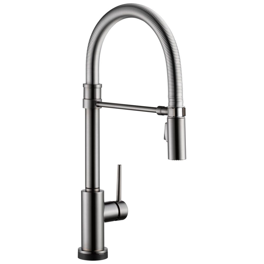 DELTA® 9659TL-KS-DST Trinsic® Touchless Kitchen Faucet, 1.8 gpm, Black Stainless