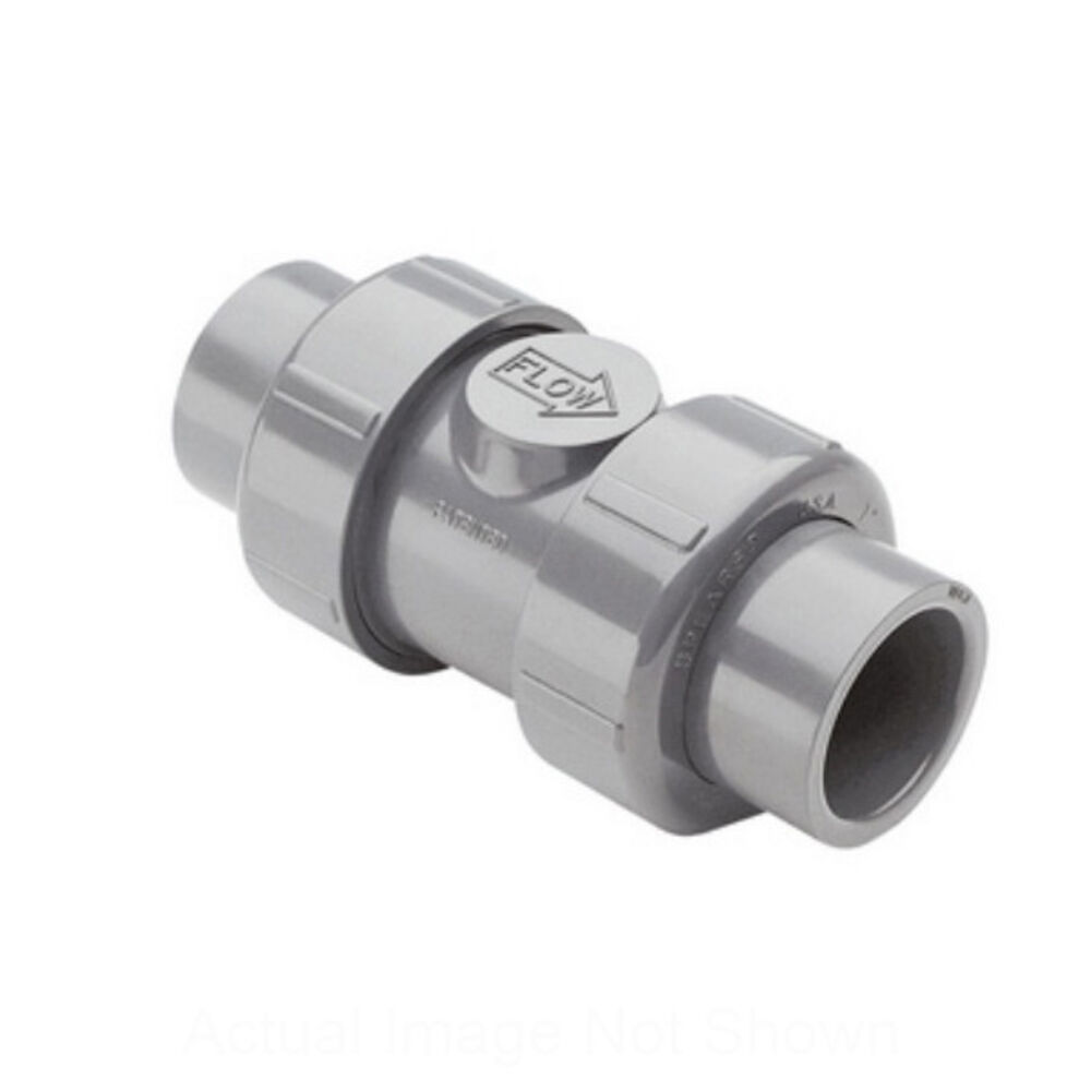 Spears® 4522-020CUL True Union 2000 Industrial Ball Check Valve, 2", Socket, CPVC Body, EPDM Softgoods