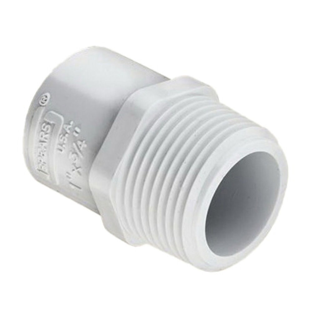 Spears® 436-253, 2 x 3" nominal, Socket x MNPT end style, SCH 40/STD, PVC