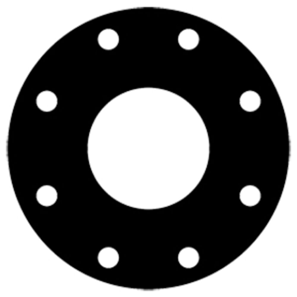 Spears® GK1-060 Full Face Flange Gasket, Buna-N, 6" Nominal, Class 150 Class