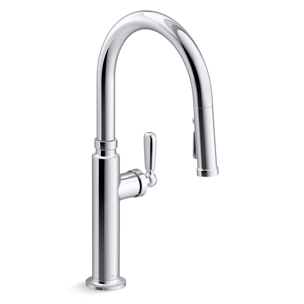Kohler® K28358-RT2-CP Edalyn™ by Studio McGee Touchless Pull-Down Kitchen Faucet w/ 3-Function Spray, Polished Chrome