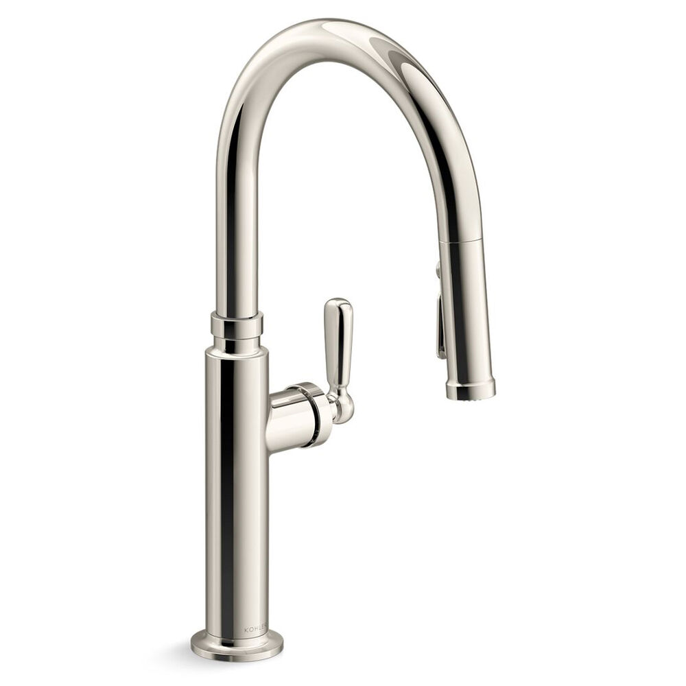 Kohler® K28358-RT2-SN Edalyn™ by Studio McGee Touchless Pull-Down Kitchen Faucet w/ 3-Function Spray, Vibrant® Polished Nickel