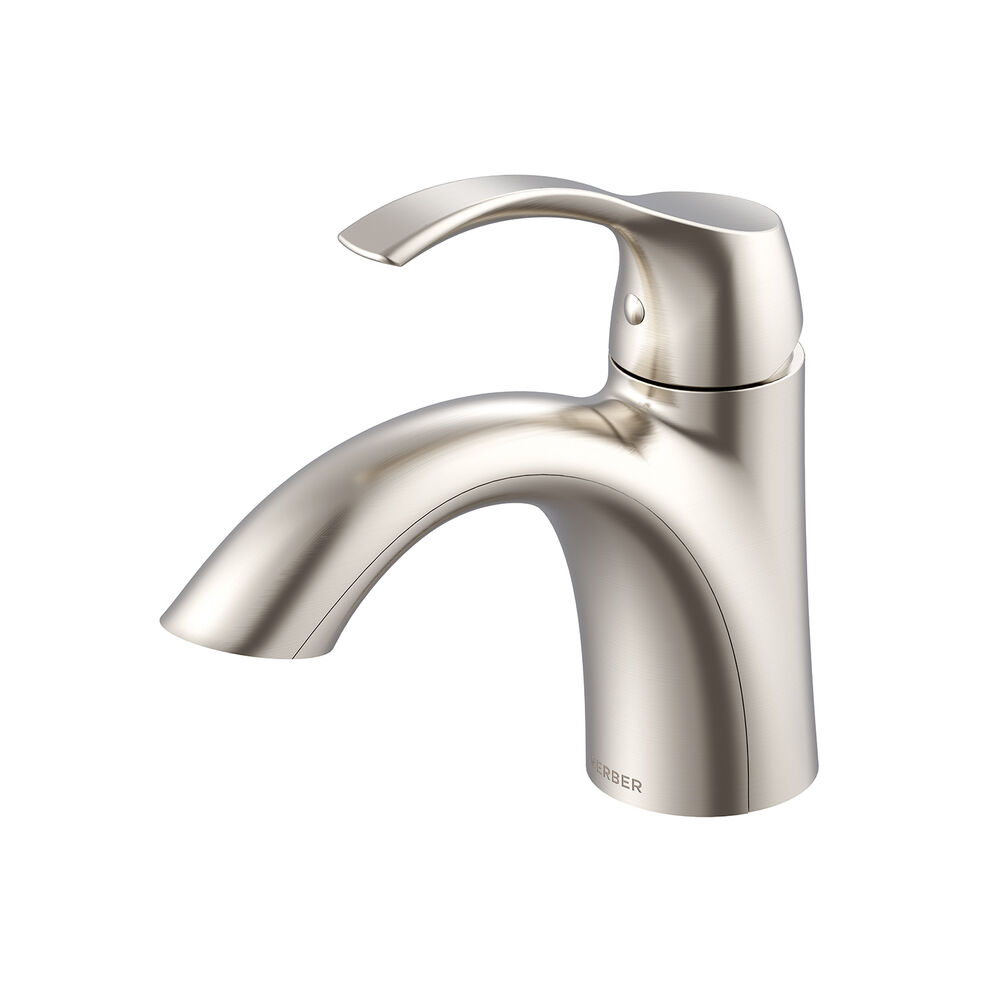 Gerber D222522BN Antioch 1H Lavatory Faucet Single Hole Mount w/ 50/50 Touch Down Drain 1.2gpm, Brushed Nickel