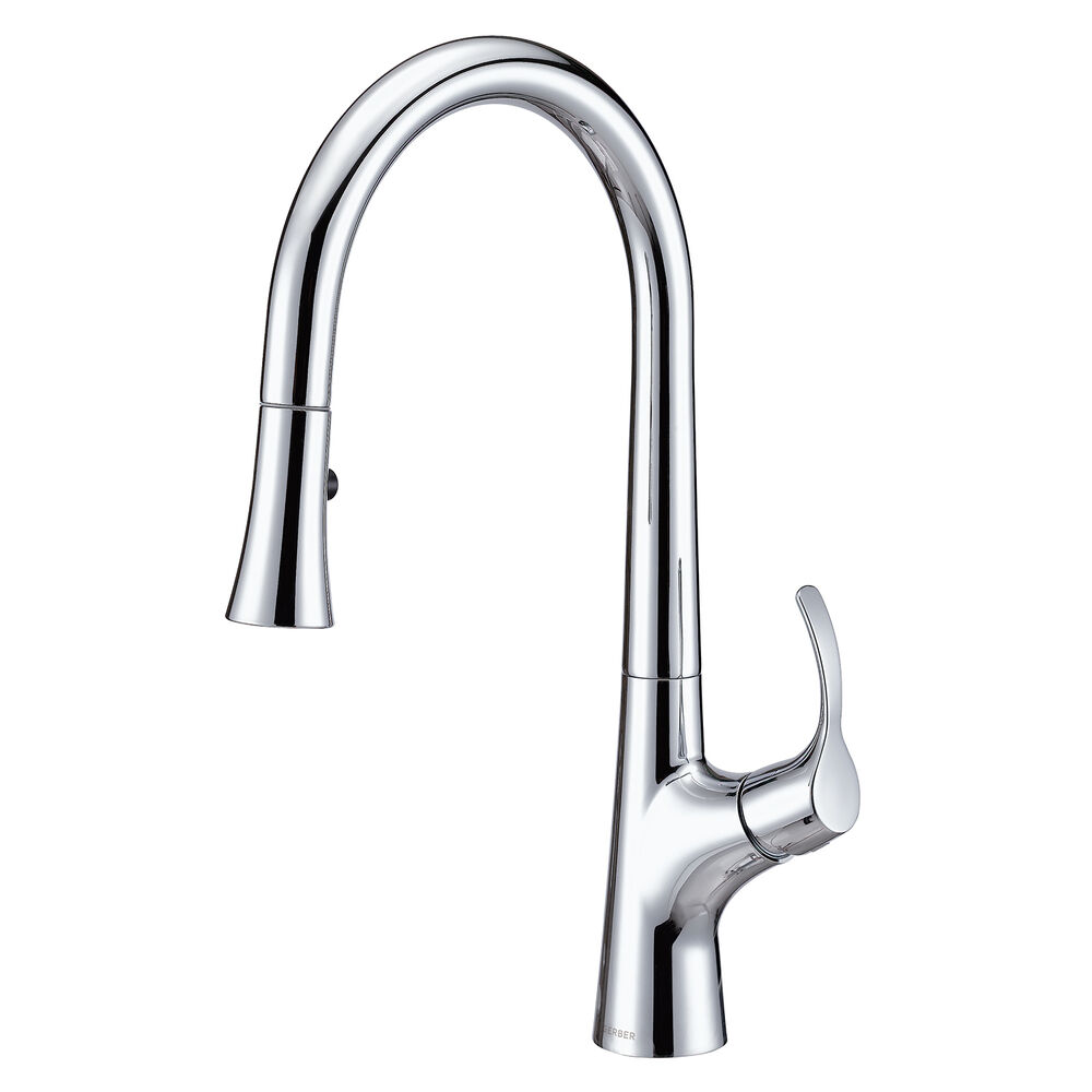 Gerber D454422 Antioch 1H Pull-Down Kitchen Faucet w/ Snapback 1.75gpm, Chrome