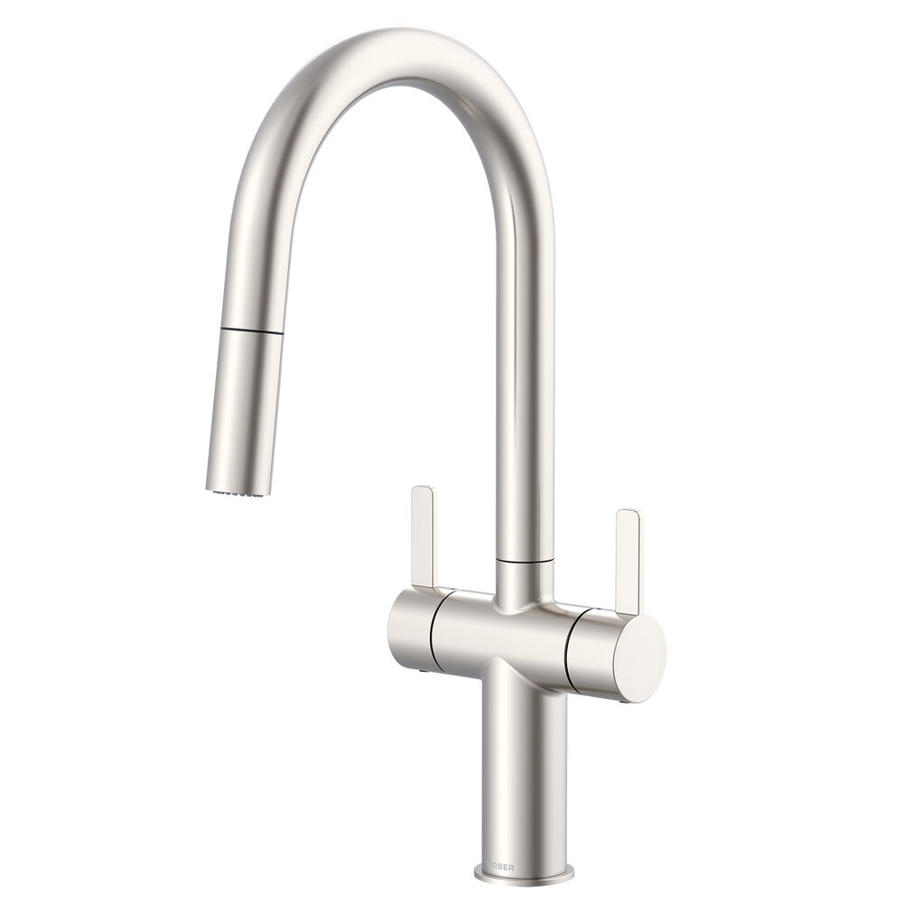 Gerber® D457330SS Amalfi™ Pulldown Kitchen Faucet, 1.75 gpm, Stainless Steel, 2 Handles, Function: Dual-Function