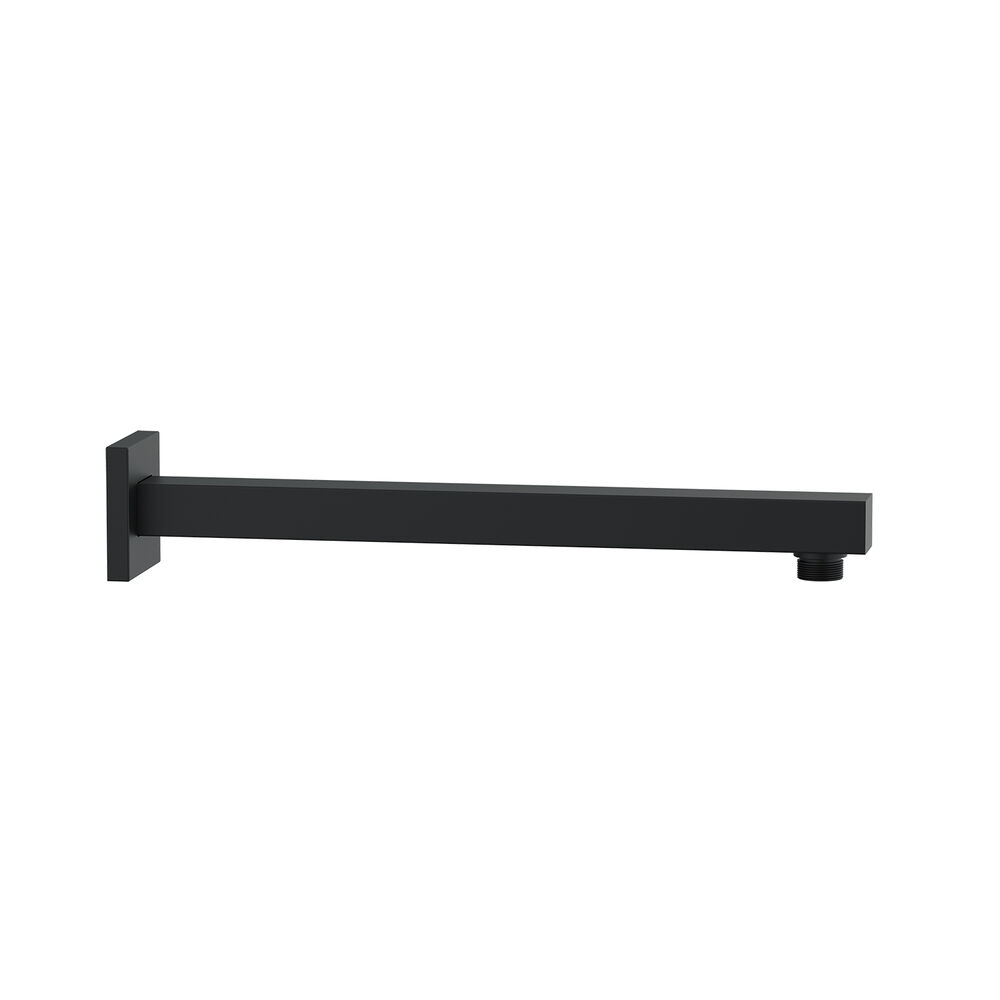 Gerber D481162BS Mid-Town 12.5" Square Showerarm w/ Escutcheon, Satin Black