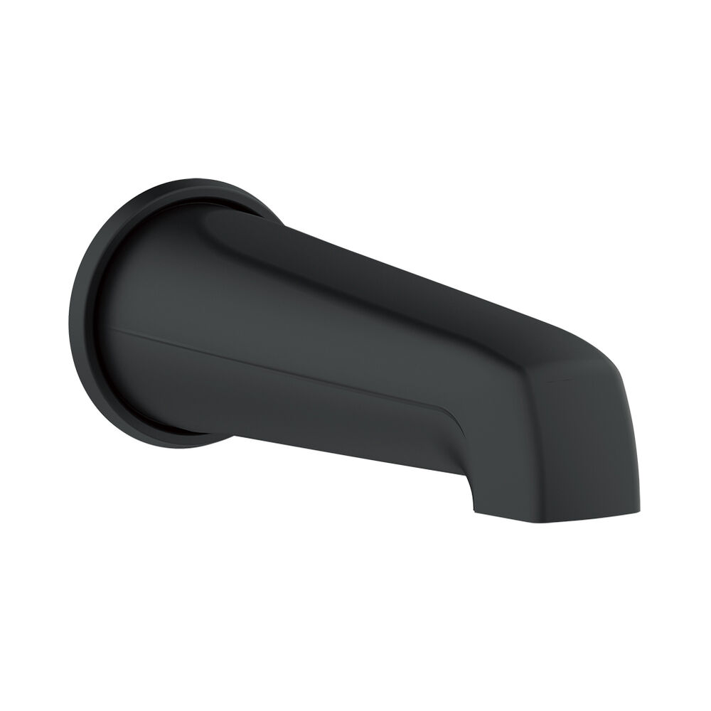 Gerber D606325BS 8" Wall Mount Tub Spout without Diverter, Satin Black