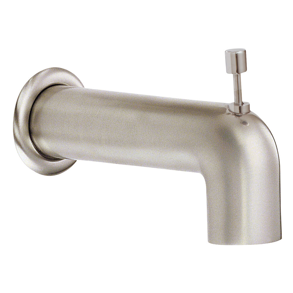 Gerber® DA666934BN Parma® Wall Mount Tub Spout, For Use With South Shore™ D500087T Trim Only 1-Handle Tub and Shower Faucet and 1/2 in Copper or 1/2 in IPS Stub-Out Nipple, Metal, Brushed Nickel, Import