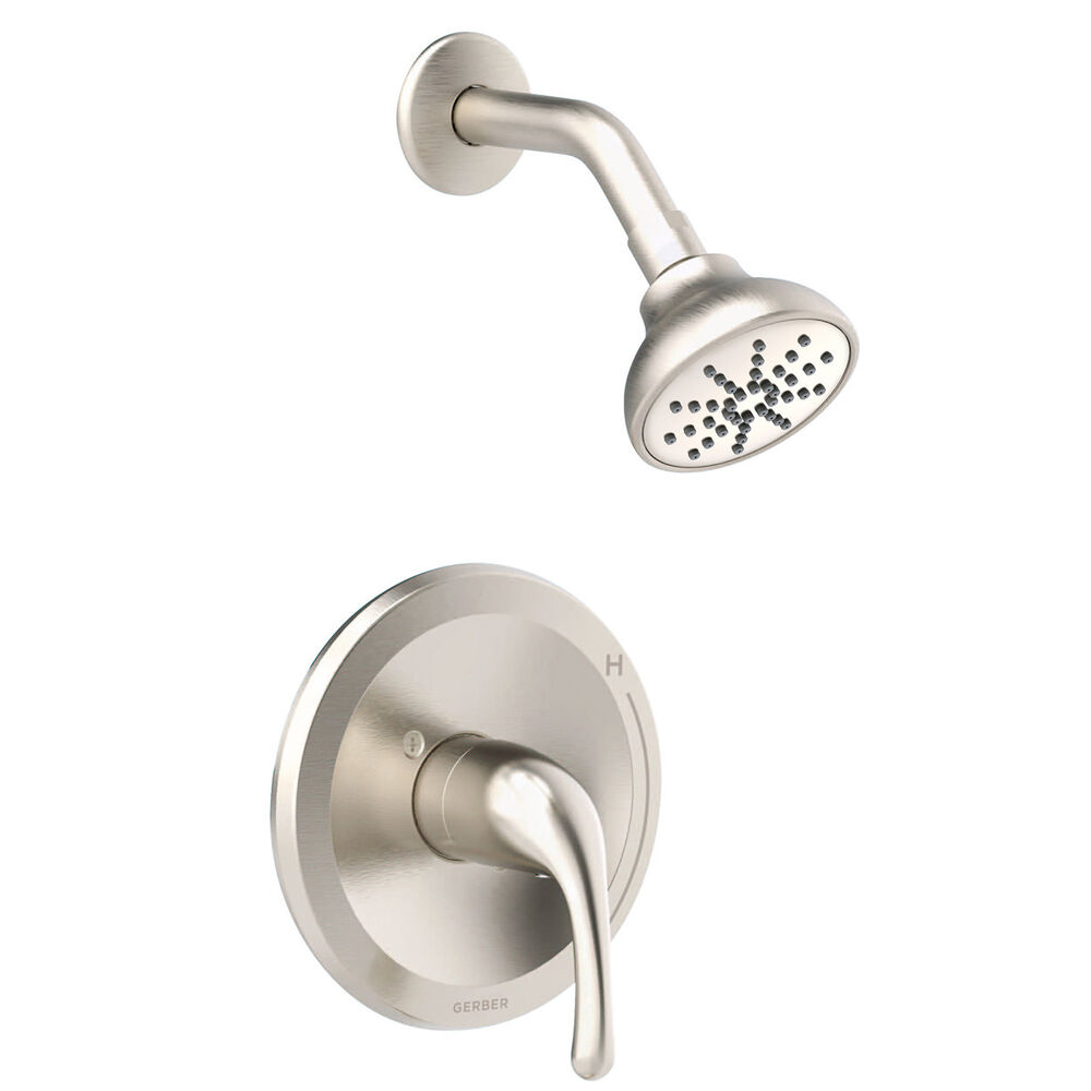 Gerber G00G9316BNTC Maxwell 1H Shower Only Trim Kit & Treysta Cartridge 1.75gpm, Brushed Nickel
