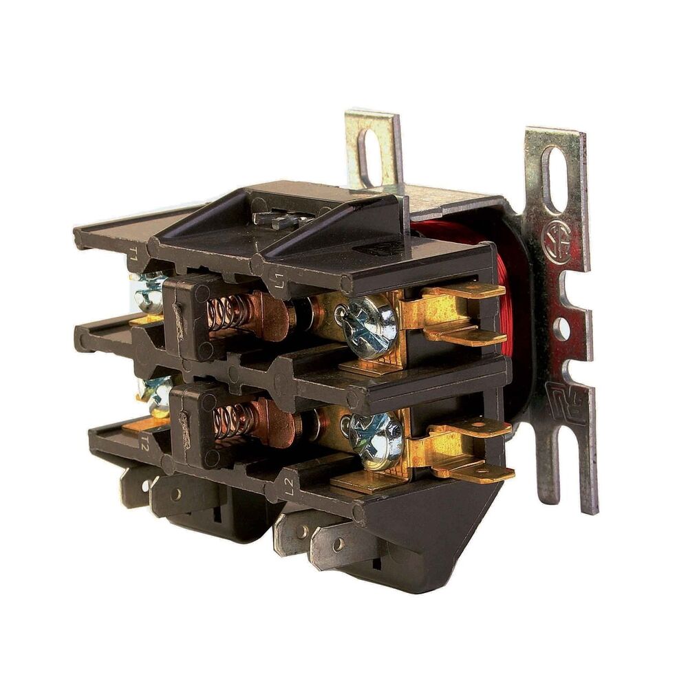 Resideo DP2040A1003/U DP Series Definite Purpose Economy Contactor, 24 V V Coil, 40 A, DPST Contact, 2 Poles