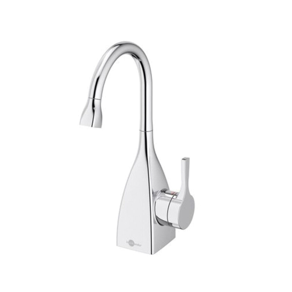Insinkerator® 45387-ISE 1020 Showroom Instant Transitional Style Hot Only Water Dispenser Faucet, 360 deg Swivel Spout, Polished Chrome