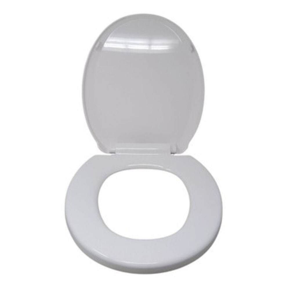 Gerber GC550129 Round Front Slow Close Toilet Seat, White