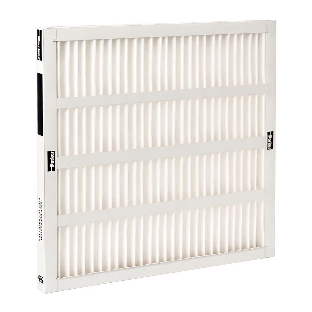 Parker 0474745 Xtreme Plus® 15x20x1" Standard Capacity Pleated Filter, MERV 8, 150 deg F, Paperboard