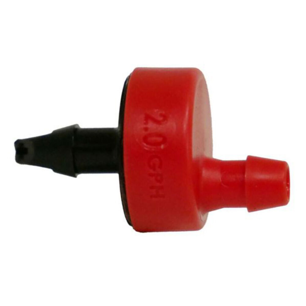 Rain Bird® X68050 Xeri-Bug Emitter, Barb Inlet, 2.0 GPH, Red