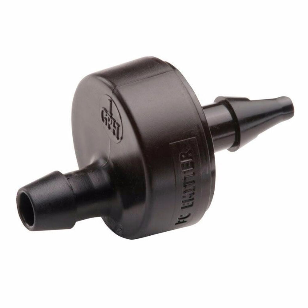 Rain Bird® X68040 XB-10PC Xeri-Bug Emitter, Barb Inlet, 1.0 GPH, Black