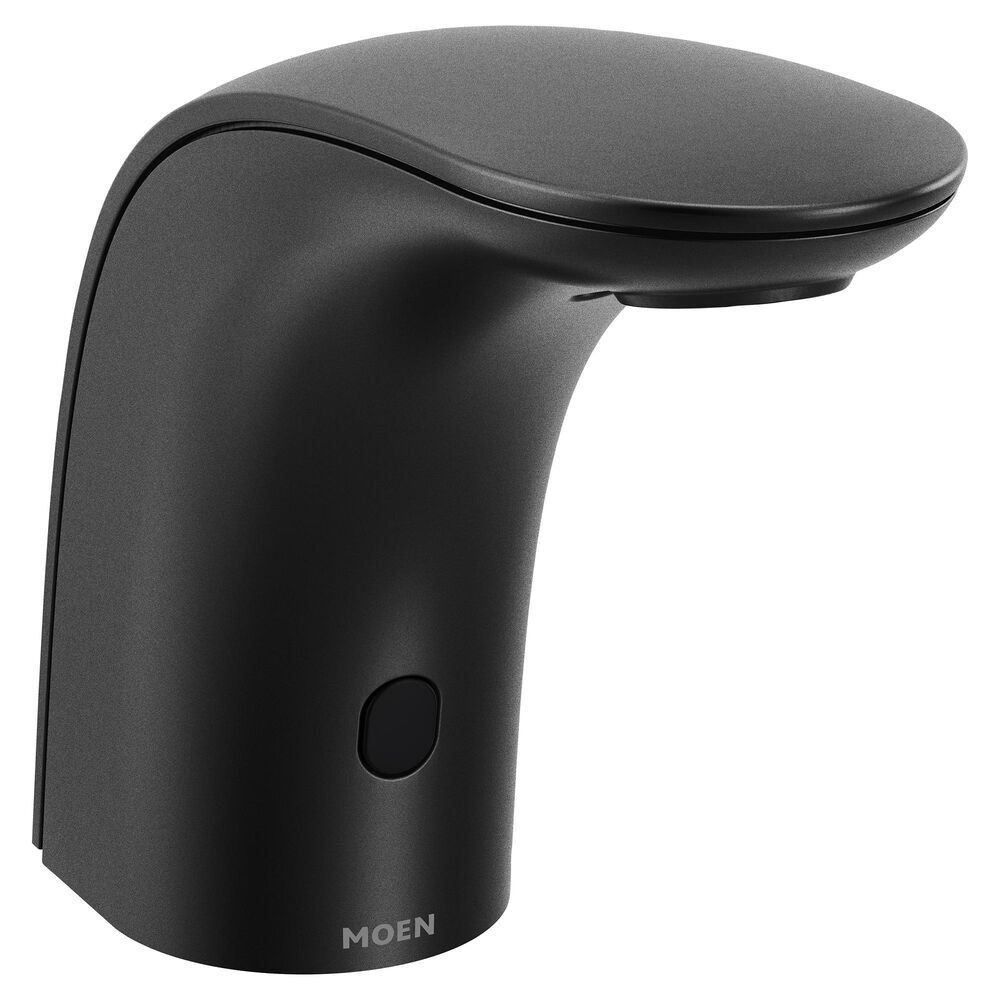 Moen® 8553BL M-POWER™ Transitional Touchless Electronic Faucet, Commercial, 0.5 gpm, 5" H Spout, 1 Faucet Hole, Matte Black